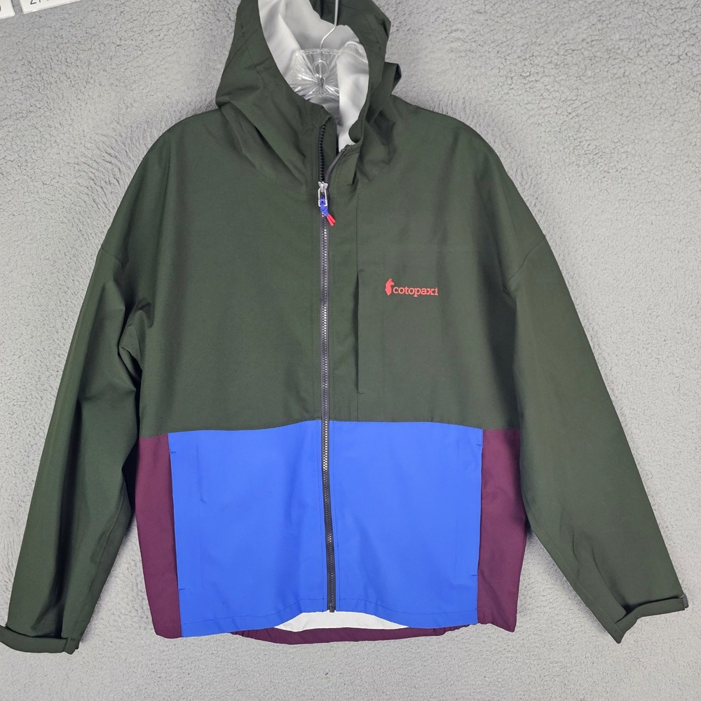 Cotopaxi Windbreaker Mens Medium Cielo Rain Jacket Colorblock S22480M224